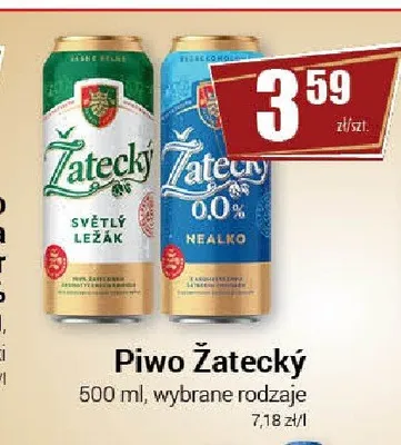 Piwo Žatecký Světlý Ležák promocja w Premium Nasz Sklep