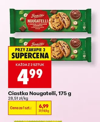 Ciastka Nougatelli Bonitki promocja w Biedronka