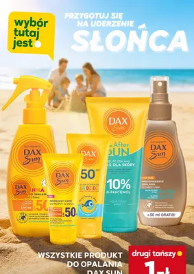 Produkt do opalania Dax Sun promocja w Stokrotka
