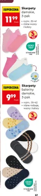 Skarpety damskie Clevé 3-pak rozm. 35-41 promocja w Biedronka