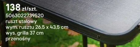 Ruszt stalowy promocja w Castorama