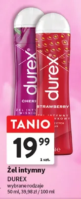 Żel intymny Durex wybrane rodzaje promocja w Intermarche