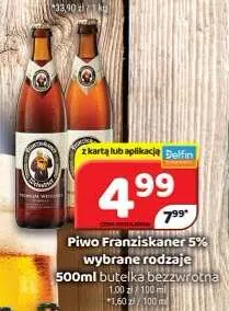 Piwo Franziskaner 5% promocja w Delfin