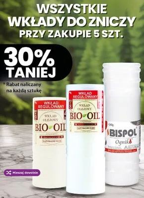 Wkład do zniczy Bispol Ognik 240 g promocja w Dino