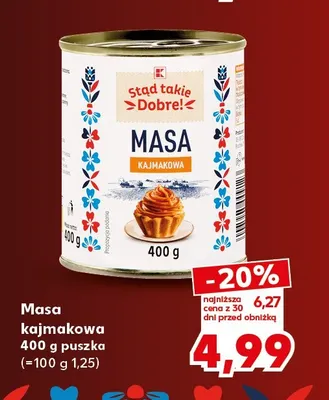 Masa kajmakowa K-Stąd Takie Dobre promocja w Kaufland
