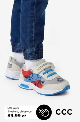 Sneakersy chłopięce Star Wars promocja w CCC