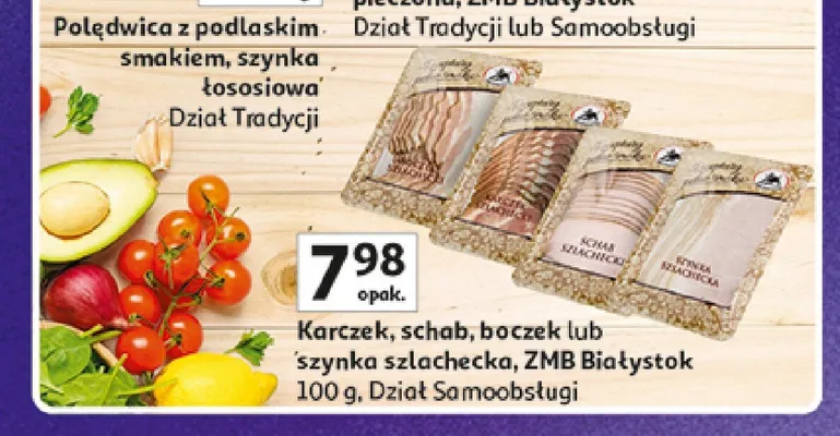 Schab szlachecki ZMB Białystok promocja w Auchan