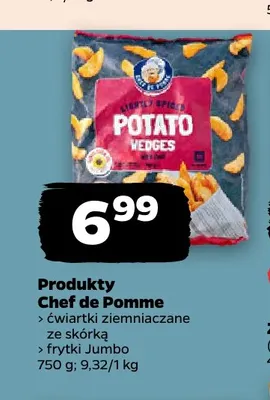 Produkty Chef de Pomme frytki Jumbo promocja w Netto