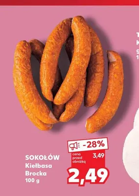 Kiełbasa Brocka Sokołów promocja w Kaufland