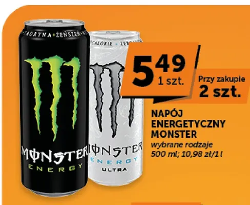 Napój energetyczny Monster Energy Ultra promocja w Euro Sklep