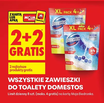 Zawieszki do toalety Power 5 promocja w Biedronka