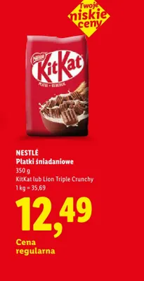 Płatki śniadaniowe KitKat Nestlé promocja w Lidl