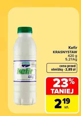 Kefir Krasnystaw promocja w Carrefour