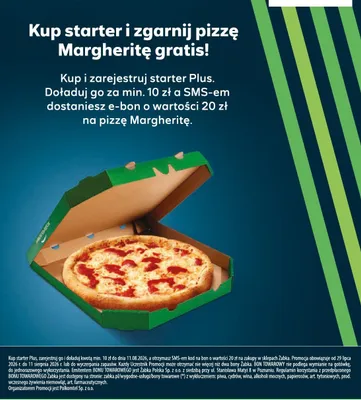 Pizza Margherita promocja w Żabka