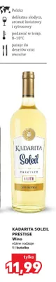 Wino Kadarita Soleil Prestige półsłodkie promocja w Kaufland