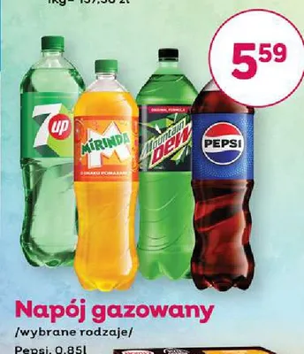 Napój gazowany Mountain Dew promocja w Bliski
