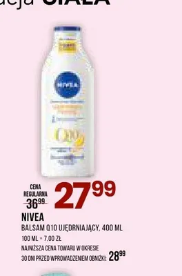 Balsam Q10 ujędrniający Nivea promocja w Drogerie Natura