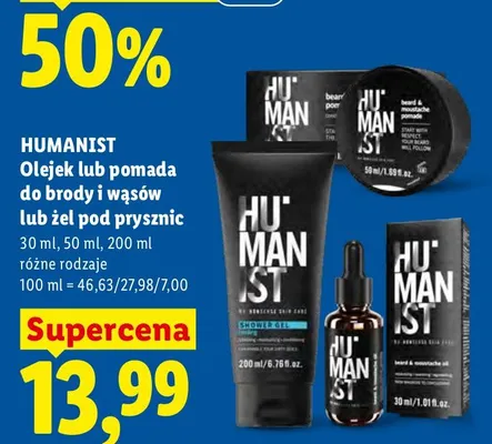 Żel pod prysznic Humanist promocja w Lidl
