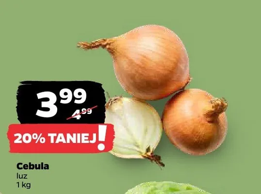 Cebula luz promocja w Netto