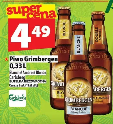 Piwo Grimbergen promocja w TOPAZ