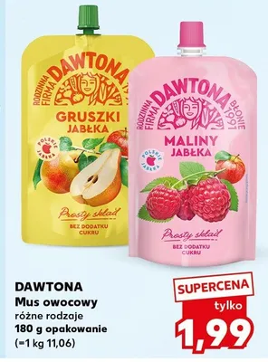 Mus owocowy różne rodzaje promocja w Kaufland