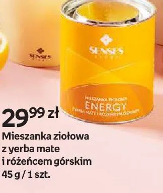 Mieszanka ziołowa z yerba mate i różańcem górskim Senses Story promocja w Empik