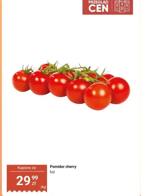 Pomidory cherry promocja w Dino
