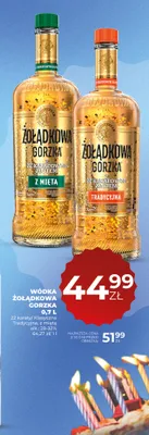 Wódka Żołądkowa Gorzka z 22 Karatowym Złotem Tradycyjna promocja w Duży Ben