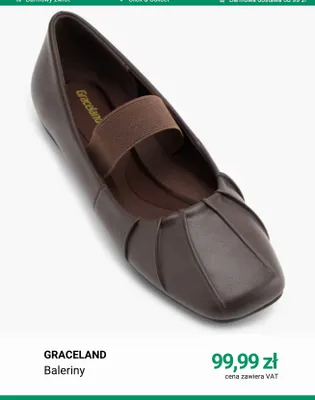 Baleriny Graceland promocja w Deichmann