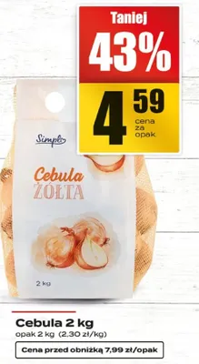 Cebula promocja w Supeco