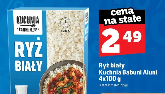 Ryż biały Kuchnia Babuni Aluni promocja w TOPAZ