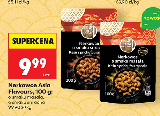 Nerkowce Asia Flavours o smaku masala promocja w Biedronka