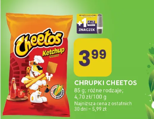 Chrupki Cheetos Ketchup promocja w Stokrotka