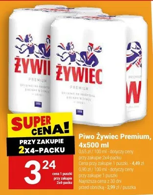 Piwo Żywiec Premium promocja w Twój Market