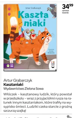 Książka Kasztaniaki Zielona Sowa promocja w Empik