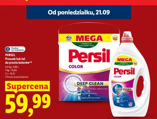 Żel do prania kolorów Persil promocja w Lidl