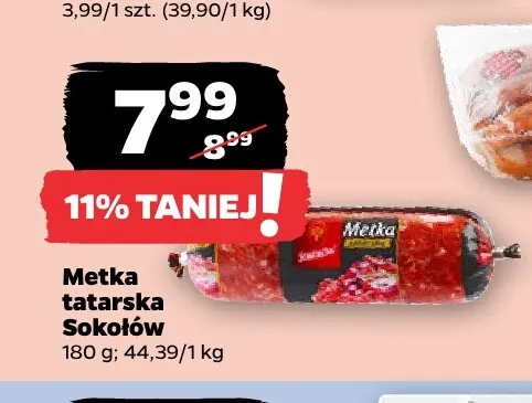 Metka tatarska Sokołów promocja w Netto