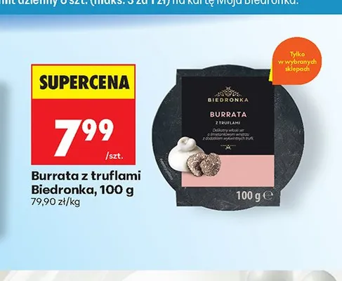 Burrata z truflami Biedronka promocja w Biedronka