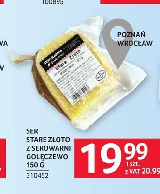 Ser Stare Złoto Serowarnia Golęczewo promocja w Selgros