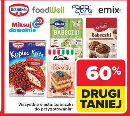 Babeczki smak pistacjowy z czekoladą promocja w Carrefour
