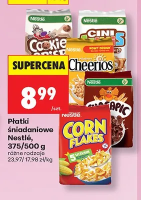 Płatki śniadaniowe Nestlé Cookie Crisp promocja w Biedronka
