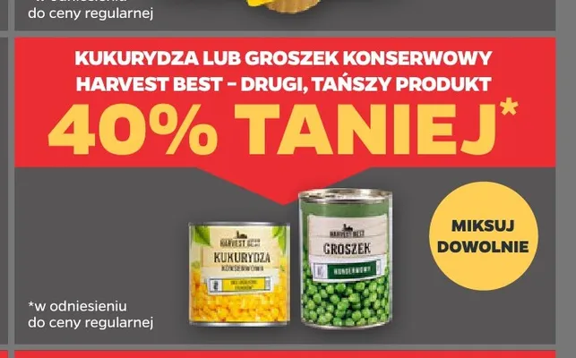 Kukurydza konserwowa Harvest Best promocja w Netto