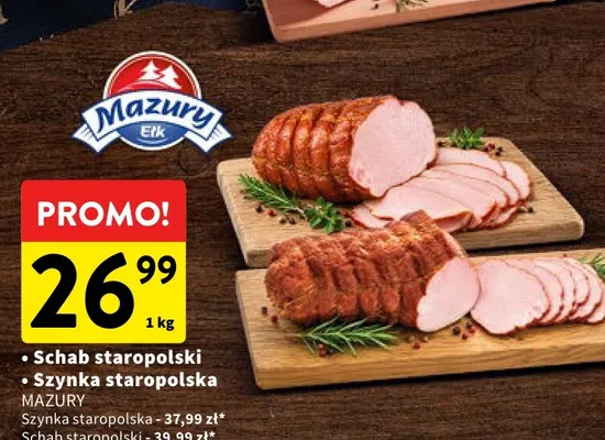 Schab staropolski Mazury Ełk promocja w Intermarche
