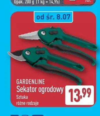 Sekator ogrodowy Gardenline promocja w Aldi
