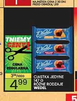 Ciastka Jedyne Wedel klasyczne promocja w Wafelek