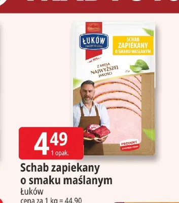 Schab zapiekany o smaku maślanym Łuków promocja w Leclerc