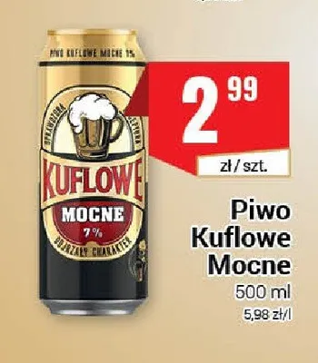 Piwo Kuflowe Mocne promocja w Premium Nasz Sklep