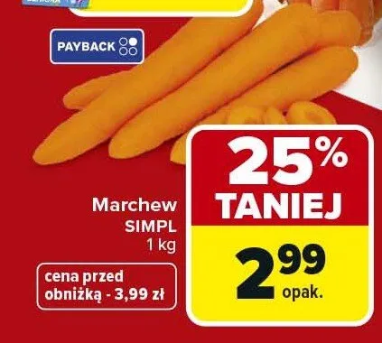 Marchew promocja w Carrefour