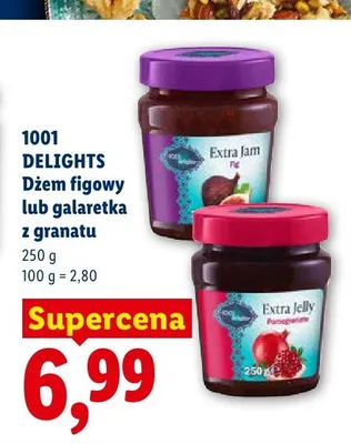 Dżem figowy 1001 Delights promocja w Lidl