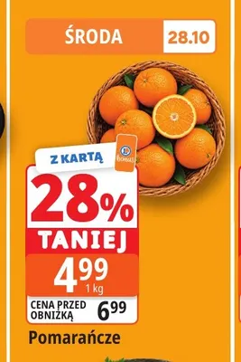 Pomarańcze promocja w Leclerc